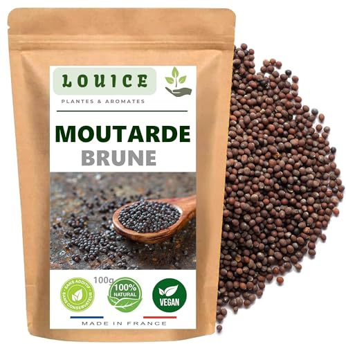 Moutarde brune noire 100g – l’ingrédient puissant pour une cuisine relevée, idéale en Marinades et Pickles (100)