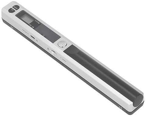 Scanner de Photos Portable, Plug and Play, Facile à Connecter, Format PDF JPG, Scanner Portable Polyvalent, écran Clair pour Les Images (Silver)