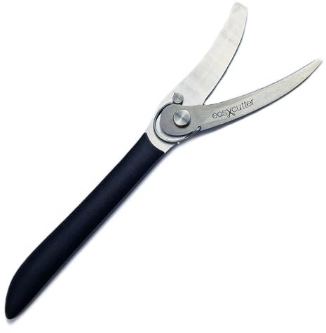 Easycutter – Pizzaschere, Pizzaschneider mit Extra Scharfer Edelstahlklinge, Multifunktionale Küchenschere, Hochwertiges Essbesteck