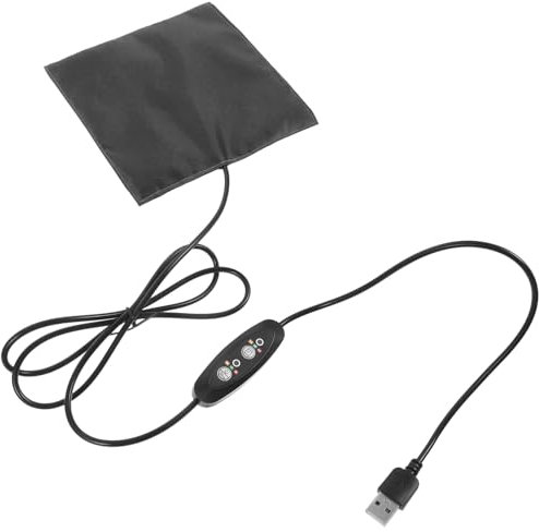FOMIYES USB Heizmatte Für Kleine Haustiere Kohlefaser Wärmekissen Mit Temperaturregelung Für Hamster Kaninchen Reptilien Winter Wärmepad Für Terrarien Und Käfige