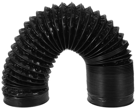 Gadpiparty Flexibler Trocknerentlüftungsschlauch 170mm Aluminium Temperaturbeständig mit Pvc Verstärkung für Wäschetrockner Abluftsystem