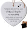 Bereavement Gifts, Sympathy Gift Remembrance Gifts, Acrylic Heart Plaque Memorial Gift, Grave Decorations In Memoriam, Sorry for Your Loss Gifts - Those we love don't go away (D)