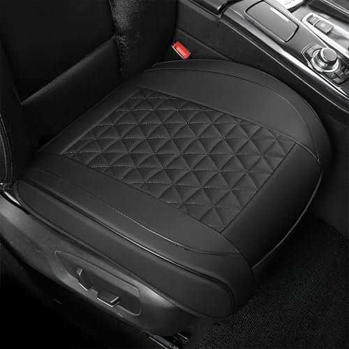 Tolenre Auto Anteriori Confortevole Protezione per Cuscino Coprisedili Sedile, Coprisedile Auto Anteriore, Cuscino Universale in Pelle, Guidatore Copri Protezione Sedili per Universale