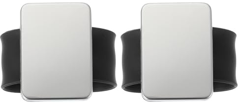 PATIKIL Magnetische Nadelkissen-Armbänder 2 Stück Magnetische Nähkissenhalter Nadel-Armband Für Nähen Flechten Quilten Haarklammern Schwarz