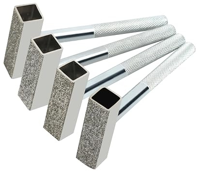 AMZSKU 4 Stück Schleifstein Abrichter, Diamant-Schleifscheibenabrichter zum Schleifen von Entgratungsscheiben, 45 x 10 mm Kopf