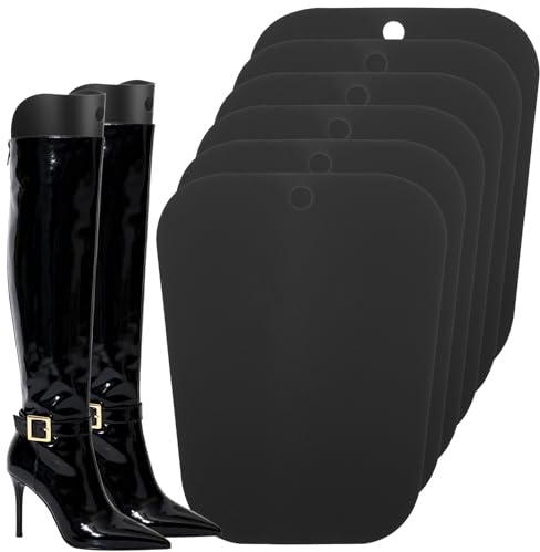 Bremorou 6 Pack Boot Inserts To Keep Shape, Boot Shapers for Tall Boots – Flexible Boots Trees Form Inserts, Lightweight Holder Stand for Women & Men – Prevents Creasing & Keeps Shape