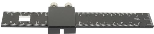 Veemoon Regla Deslizante de Metal 15 CM 6 Pulgadas para Carpintería Herramienta Multifunción de Medición y Marcado Precisa para Ingenieros y Artesanos