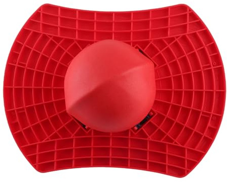 CHICIRIS Pelota de Salto Pogo Stick con Pedal Antideslizante para Niños, Pasamanos Suaves, Juguete para Hacer Ejercicio, Diversión Al Aire y Rojo para Edades de 4 Años en Adelante (Rojo)