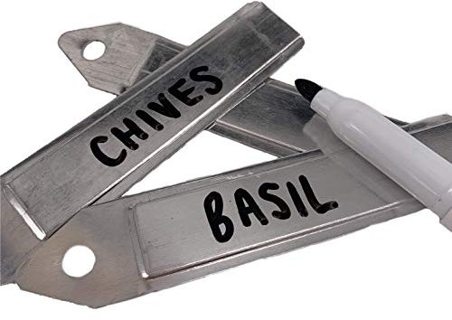 Nutley's 10cm Aluminium Labels Plant Seedling Markers (Pack of 100)