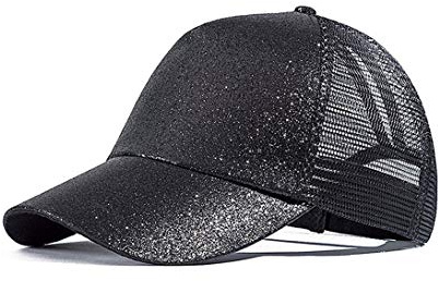JYOHEY Trucker Mesh Baseball Cap Damen Einstellbar Baseballkappe Für Pferdeschwanz UV Sonnenhut Trucker Cap Damen（8 Farboptionen）