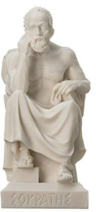 Sokrates antiken griechischen Philosophen Skulptur Statue 470-399 v. 17 cm