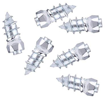 MAGT Reifen Spikes, 100 Stück 15mm/0.59 Anti Rutsch Rad Reifen Schrauben Auto Reifen Bolzen Reifen Schnee Spikes für Auto SUV ATV