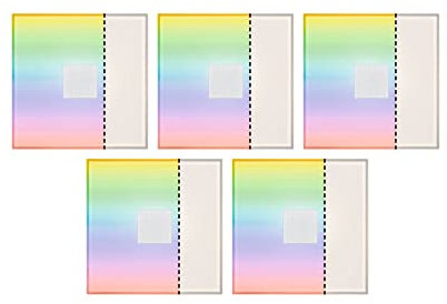 Paulmann 78413 LumiTiles LED Fliesen Square Set IP44 10x10cm 5er-Set incl. 5x0,75 W dimmbar Warmweiß Weiß Kunststoff, Aluminium Badbeleuchtung 2700 K