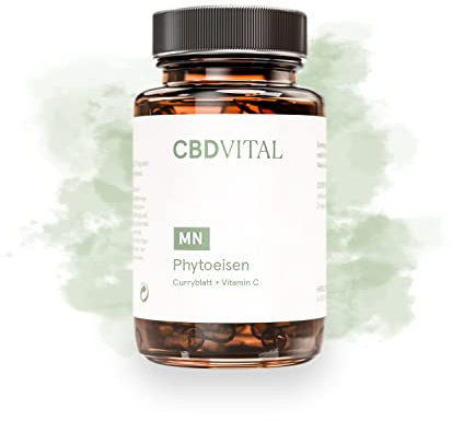 Phyto Eisen Kapseln | Für die tägliche Eisenversorgung | Für Energie, Sauerstofftransport und Blutbildung | 100% vegan | Rein pflanzlich