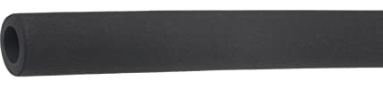 Rebower Rohrisolierung Schläuche Wärmeschutz Schaumschläuche Haltegriffe [für Klempnerei Isolierhülle] - 18mm ID/1ft/Schwarz