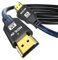 charlore Cavo HDMI 4K/60HZ 5m (HDMI 2.0, 18 Gbps) connettori placcati oro ad alta velocità, Ethernet Audio Return, compatibile 3D con Laptop PS3/4/5 PC HDTV Proiettore