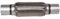 JNNJ Soufflet D'échappement, Soufflet Universel Pour Tube Flexible D'échappement, Tube Flexible D'échappement Tressé En Acier Inoxydable Voiture, Universel Réparation Accessoire(50x250mm)