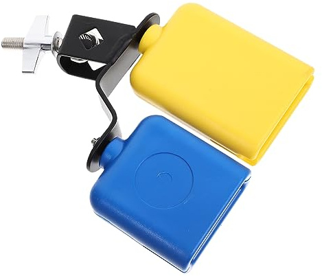 FUNOMOCYA Kuhglocke Für Schlagzeug Metall Percussion-instrument Zubehör Klaren Handpercussion-gerät Musikinstrumente Ausrüstung