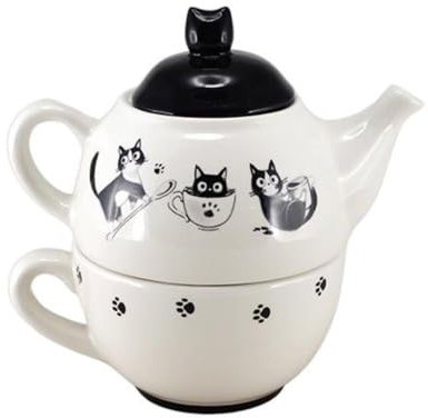 Théière solitaire Chats MIA ø18 x 12 x h.16.3 cm