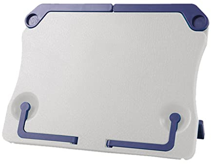 XANHOY Supporto per libri per leggere a letto, supporto da lettura con graffette per leggere le mani, mensola da lettura portatile