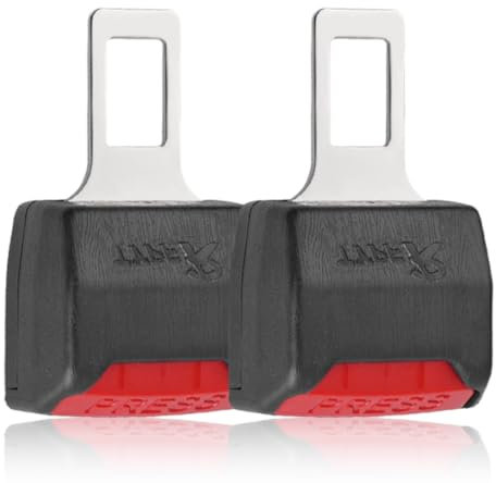 2 pezzi di accessori per auto sono adatti per i bottoni estesi con fibbia di sostituzione del camion per veicoli adatti per sedili per auto, cintura sicurezza