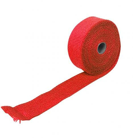 Bande Thermique Echappement 5M rouleau bouclier thermique moto échappement thermique bande en-tête tuyau enveloppe thermique bande Protection thermique avec des attaches en acier inoxydable Isolant Th