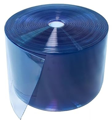 STALLBEDARF24® PVC-Streifenvorhang Rolle – Schutz vor Kälte, Zugluft & Staub – UV-stabil, 20 cm breit, 2 mm stark – 25 m oder 50 m (Länge: 50 m, Breite: 20 cm, Stärke: 2 mm)