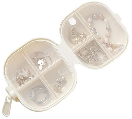 Weekly Case - Tablet Set, Silicone Medicine Box, Friendly Storage, Supplement Container Case | Weekly Pills Cases Silicone for Medicines Capsules vitaminse Fish Oil Travel Usage