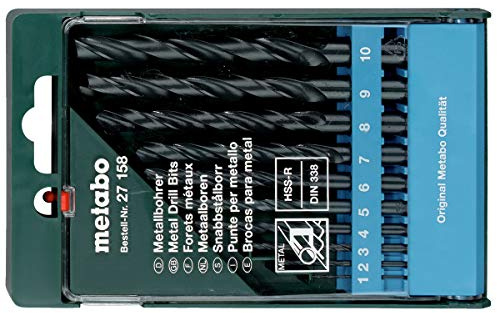 Metabo HSS-R-Bohrerkassette 10-teilig, 627158000