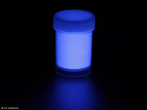 Polvere di marcatura invisibile, 25 g, blu – (144 €/100 g), luce nera, polvere, UV, neon