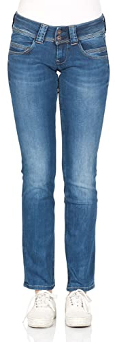 Pepe Jeans Women's Venus Jeans Regular Fit Low Waist Authentic Rope