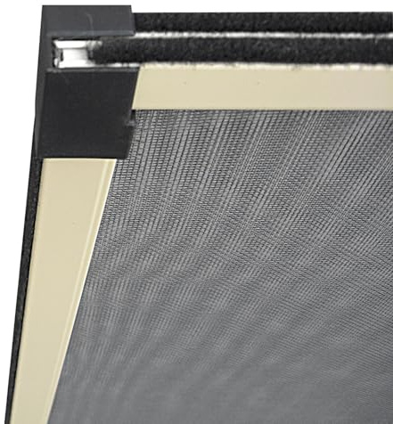 Zanzariera con spazzolino estensibile dimensioni 100x70, colore bronzo