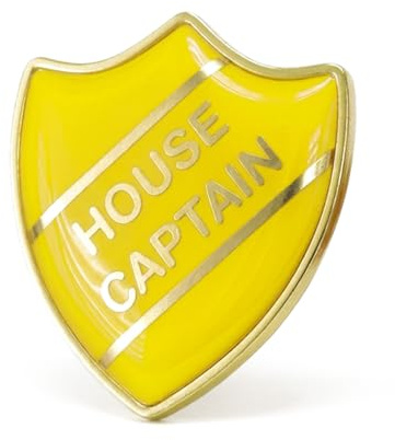 Capricornone House Captain Gel Domed School Shield Badge