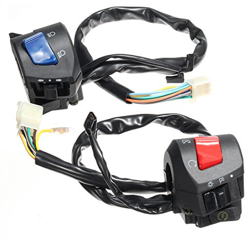 Alamor Universal 7/8Inch Motocicleta Manillar Girar Luz De Señal Interruptor De Control