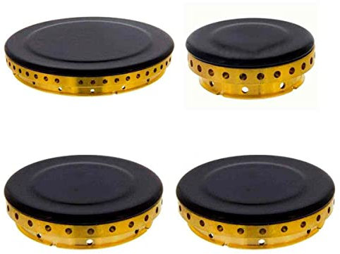 Recamania KIT 4 Quemadores de gas para TEKA, para BALAY, para FAGOR (Tapeta + Aro) | 4 unidades