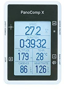 Topeak PanoComp X W/Speed & Cadence Zähler für Erwachsene, Unisex, Schwarz, Einheitsgröße