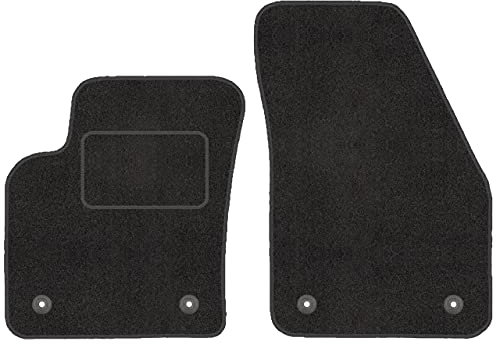 Vorne Velour Fußmatten Satz für Volvo C30 (2006-2012) - 2-teilig - Passgenau