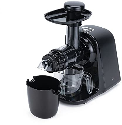Wilfa JUICEMASTER FRESH Slow Juicer Entsafter – kompakt und leistungsstark, geräuschloser Betrieb, schwarz SJ1B-500