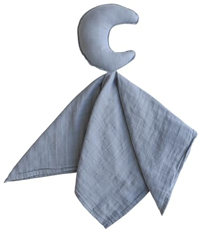 mushie Doudou en Forme de Lune | Idéal pour Dormir et Jouer | Peluche pour Garçons et Filles | Matériel Durable & de Haute Qualité | Tradewinds
