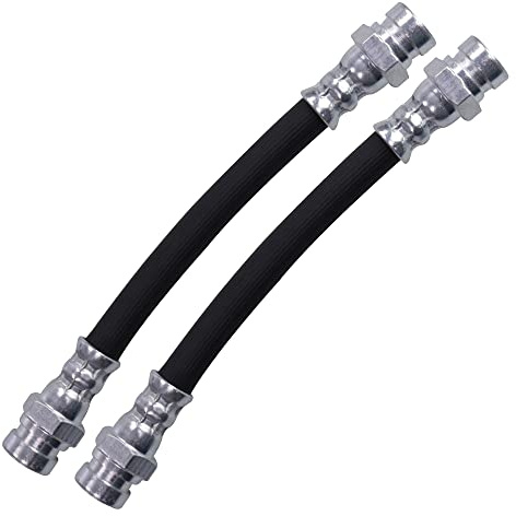 ATEC Germany 2x Bremsschlauch hinten Länge 185mm | Kompatibel mit: SEAT CORDOBA, CORDOBA Vario, IBIZA II, VW CORRADO, GOLF III, GOLF III Cabriolet, GOLF III Variant