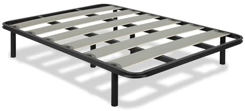 Ferlex - Lattenrost 160x200 cm Essential mit Breiten Leisten | Inklusive 10 Bettbeine von 25 cm | Stabiles und Robustes Bett | Sehr vielseitiger Lattenrost