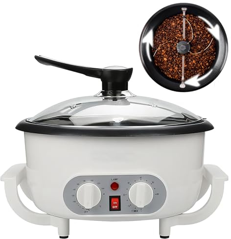 Automatic Coffee Bean Roaster Machine - Adjustable Temperature & Timer, For Roasting Coffee, Nuts, And Peanuts