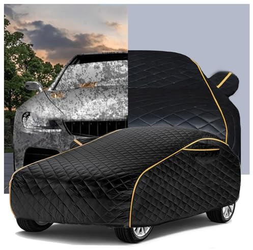 Bache Anti grele Voiture pour Audi Q7 SUV 2007-2025, 5.1 x 2 x 1.8 m Housse de Voiture Anti-Grêle Épaisse, Protection Totale Contre Les Intempéries, Contre Pluie Soleil Poussière, Coton épais