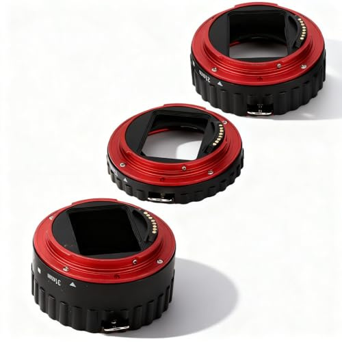 Automatik Makro Zwischenringe G1 / 16 13mm 21mm 31mm für DSLR EF Mount - Auto Fokus, Metallverarbeitung, für und MFT Kameras