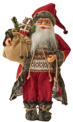 lopituwe Göra underbara utsmyckningar till julen Premium juldekoration mittpunkt jultomtefigur Brilliance jultomtefigur Holiday Home Decor