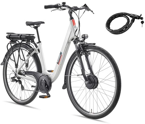 TELEFUNKEN City E-Bike für Damen und Herren 28 Zoll Elektrofahrrad