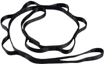 sangle hamac, sangle escalade, Chaîne Daisy pour ceinture de trempage et ceinture lestée - Polyvalent pour l'escalade, le yoga aérien et la gym - Conception robuste de ceinture de poids