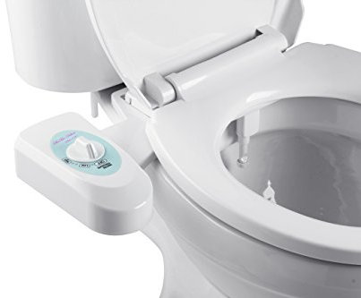 Bidet Einsatz für Toilette | BisBro Deluxe Bidet 1000 | Dusch-WC zur optimalen Intimpflege | Einfach unter dem Klodeckel installieren | funktioniert ohne Strom | ideale Hygiene durch Wasser