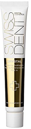SWISSDENT CRYSTAL tandPASTA, 50 ml blekande tandkräm, byggande, remineraliserande och minskar känslighet