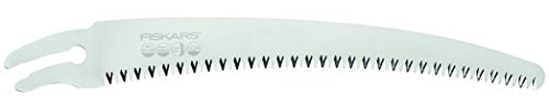Original Fiskars gebogenes Sägeblatt für Profi Handsägen SW 240 und SW 330, Blattlänge: 24 cm, Hochwertiger Stahl, CC24, 1020194 Silber | Blattlänge: 24 cm, Hochwertiger Stahl, CC24, 1020194
